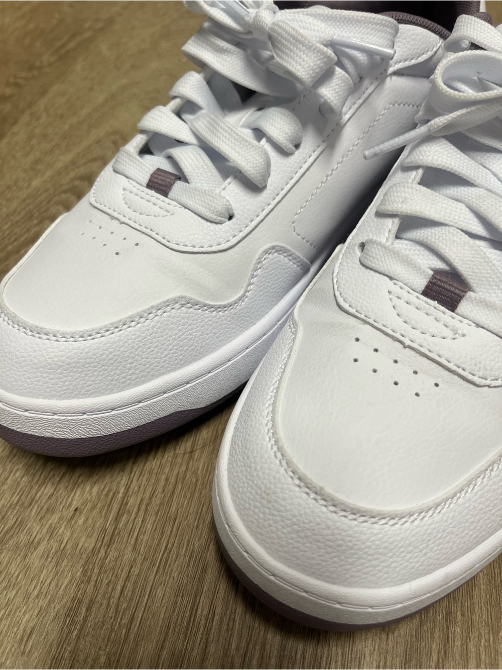 Puma Court Classic White Mauve Sneakers Women’s Size 10 - Picture 12 of 12